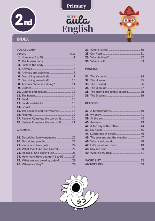 Cuaderno Aula English 2º de Primaria + App - Imagen 2