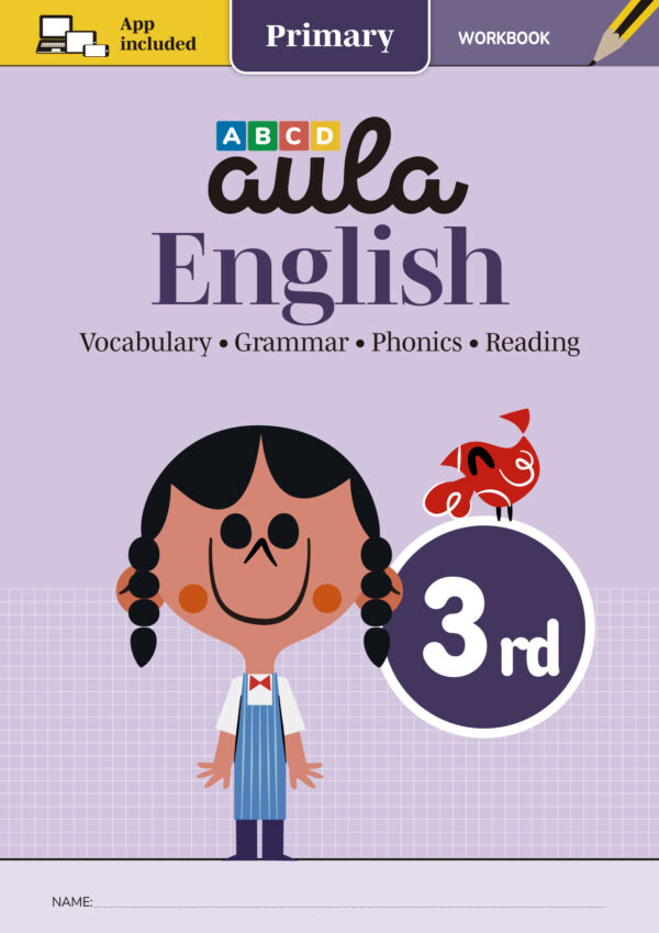 Cuaderno Aula English 3º de Primaria + App