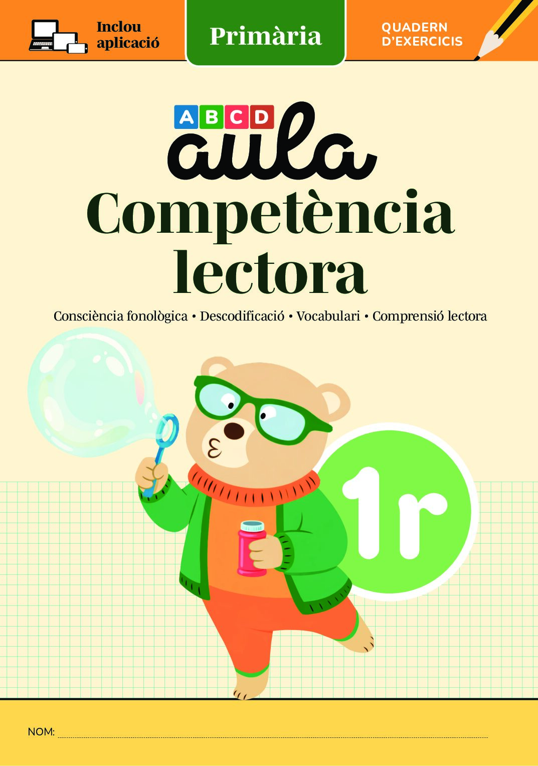 Quadern Aula C. Lectora 1r de Primària + App