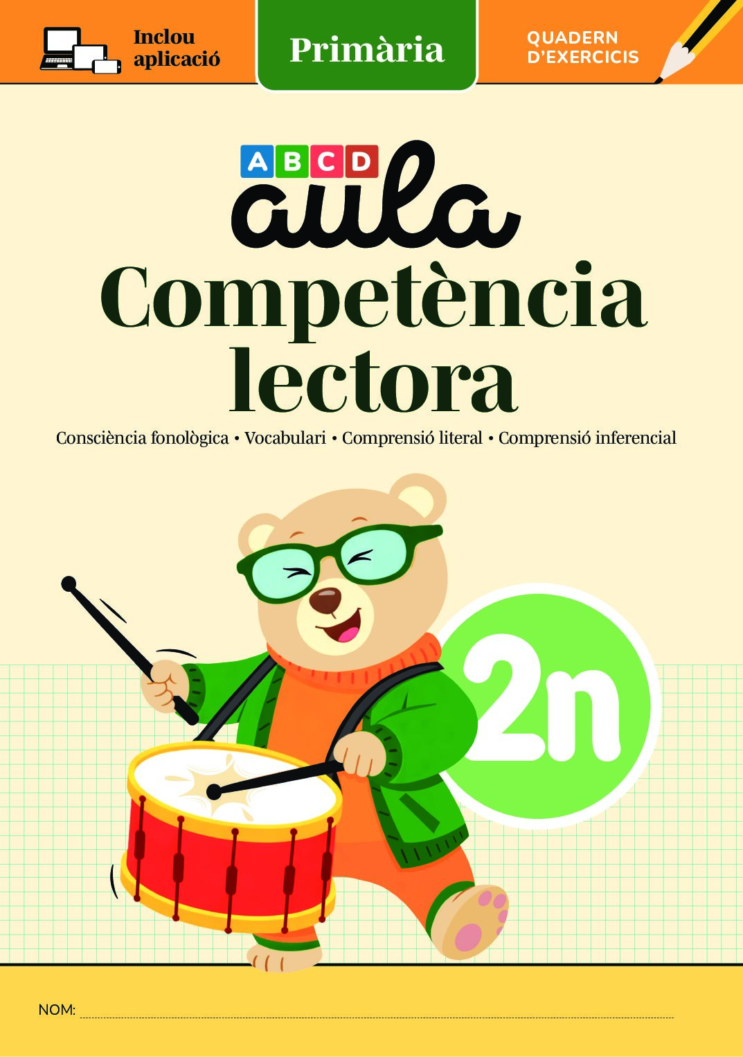 Quadern Aula C. Lectora 2n de Primària + App