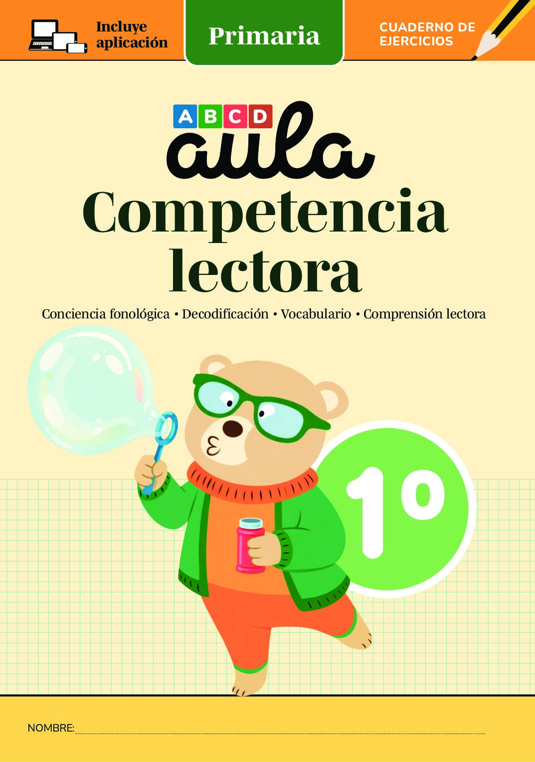 Cuaderno Aula C. Lectora 1º de Primaria + App